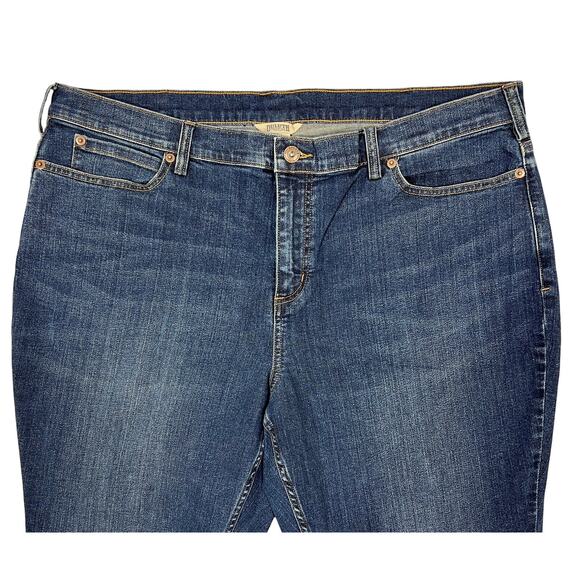 Duluth Daily Denim Bootcut Jeans Women Plus Sz 20 x 33" Dark Wash Stretch Flex - Picture 6 of 9